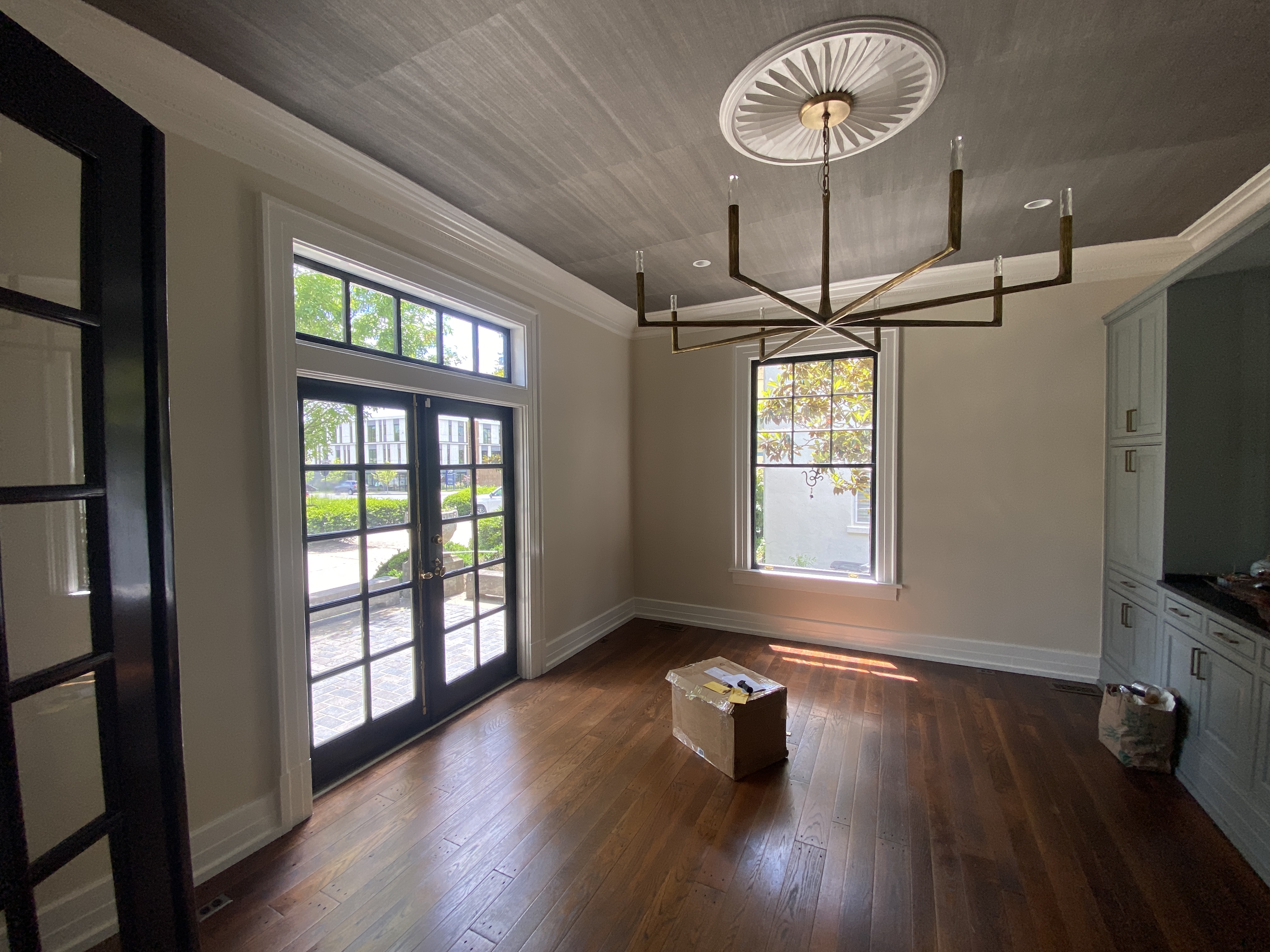 Freshly painted interior room detail 3